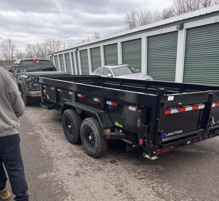 Big Dogg dump trailer at a commercial property